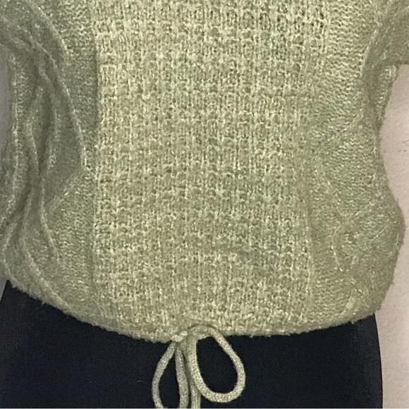 ⭐️$5 Add-on Hippie Rose Sweater Vest Sage Green XS - Picture 3 of 4